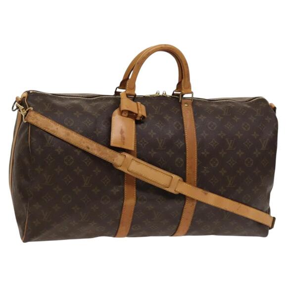 LOUIS VUITTON Monogram Keepall Bandouliere 55 Boston Bag M41414 - Picture 1 of 16